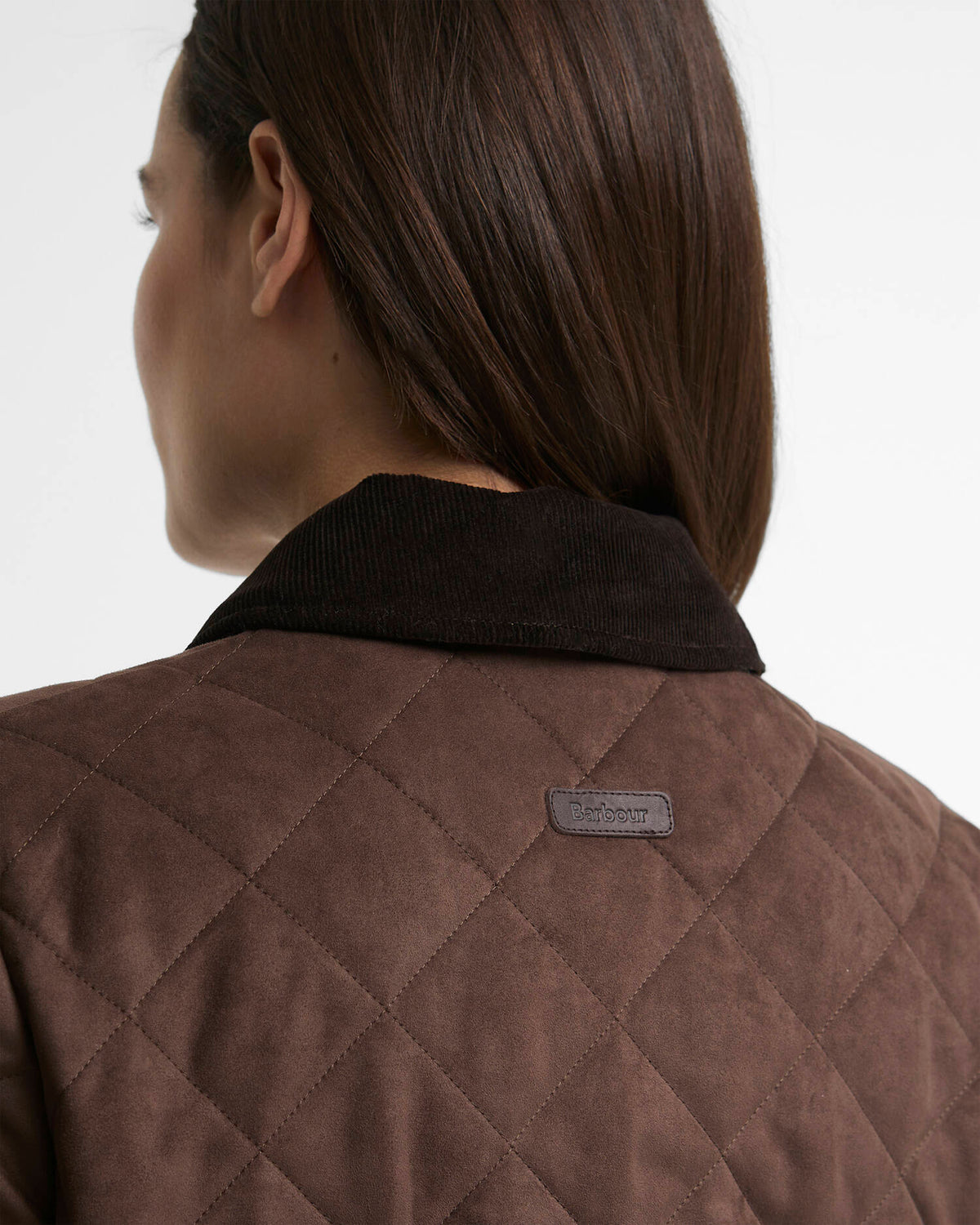 barbour Sonya Quilted Jacket in Dark Brown for women