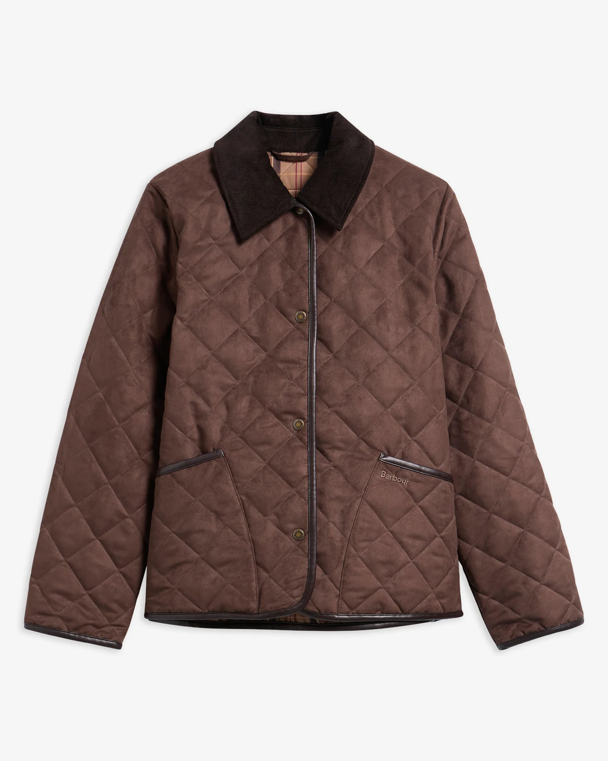 barbour Sonya Quilted Jacket in Dark Brown for women