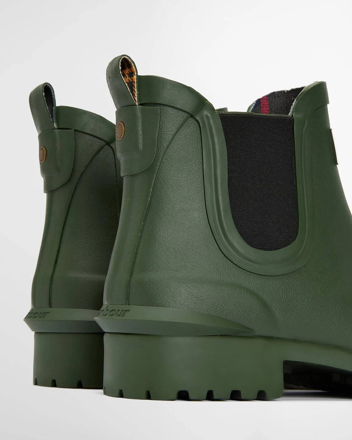 Barbour Women’s Wilton Chelsea Wellington Boots – Olive