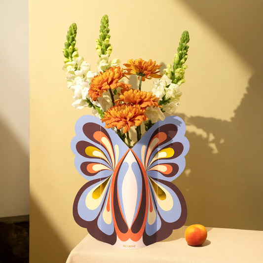 Paper Vase Butterfly, Flower Vase from waterproof paper