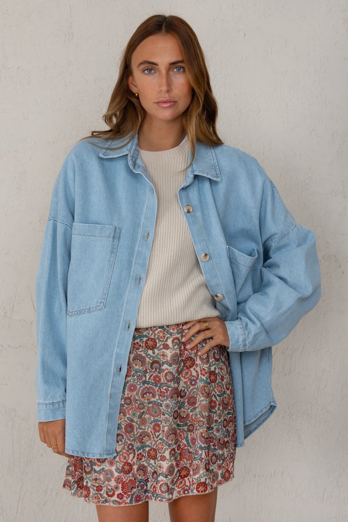 Celia Jacket Light Denim