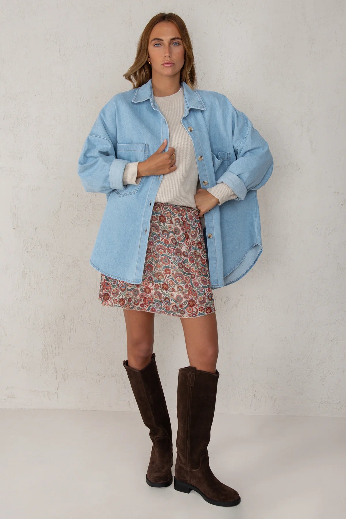 Celia Jacket Light Denim