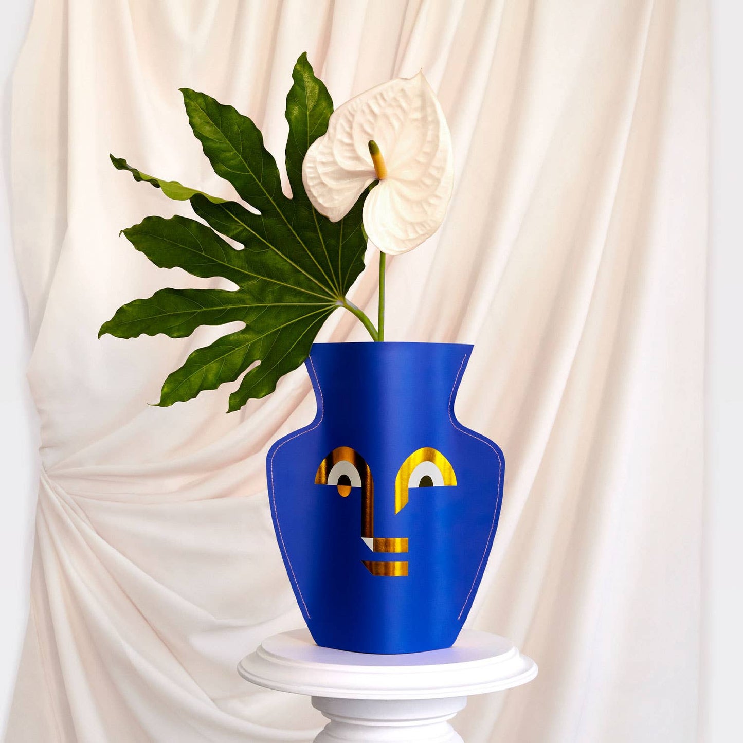 OCTAEVO Apollo Paper Flower Vase Double-Sided