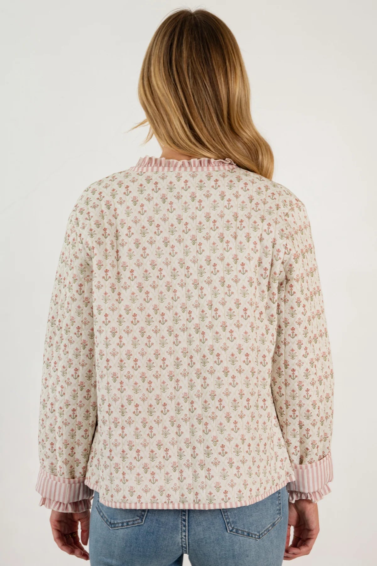 Bea Jacket Pink Flowers