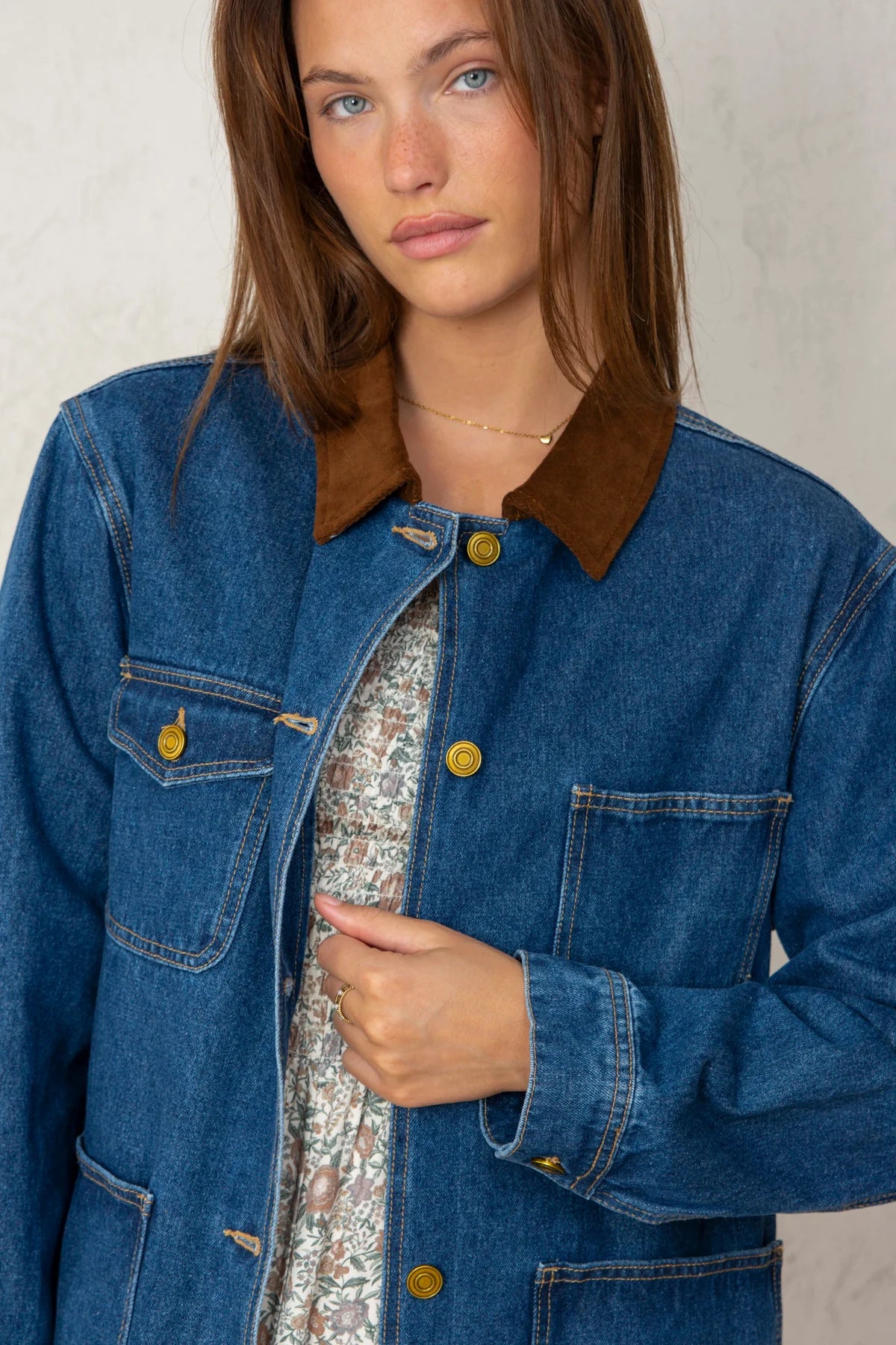 Paula Dark Denim Jacket