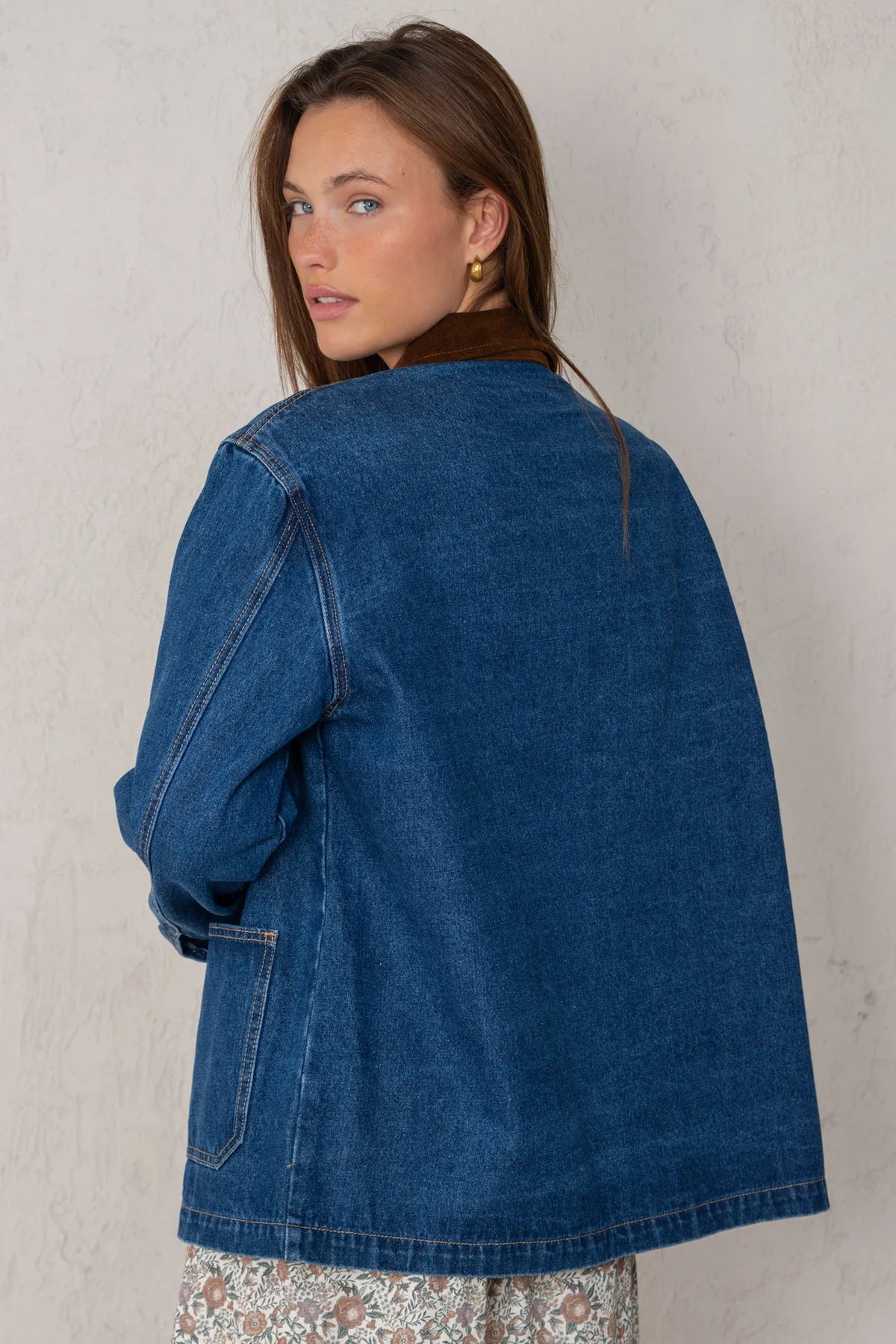Paula Dark Denim Jacket