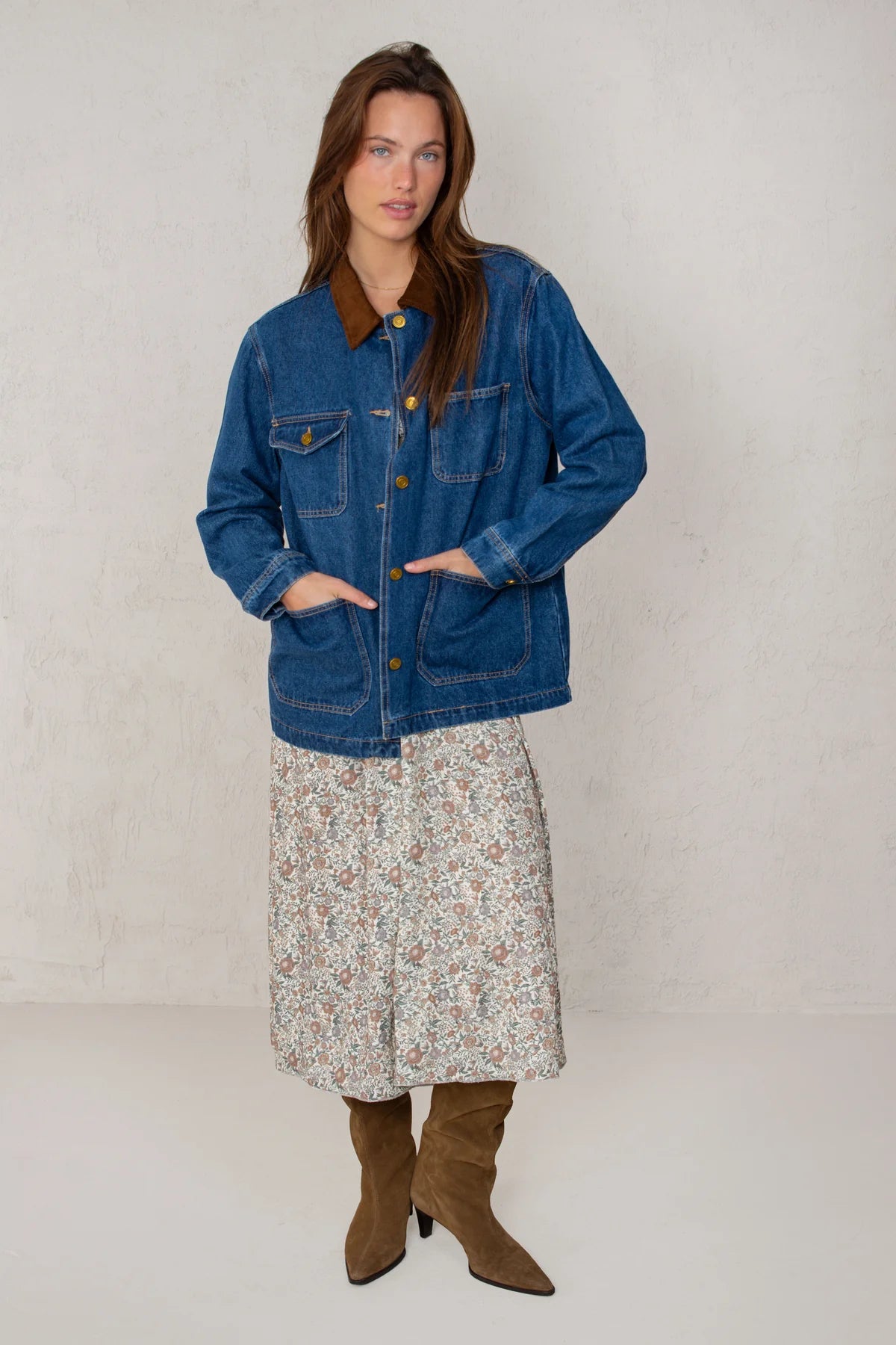 Paula Dark Denim Jacket