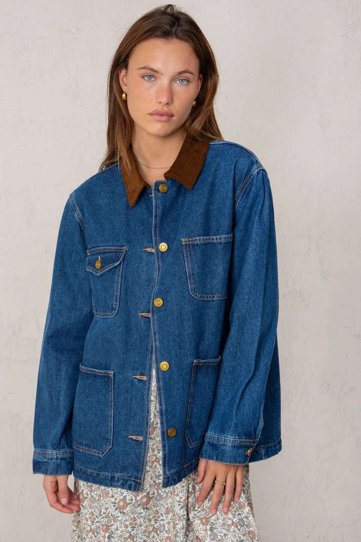 Paula Dark Denim Jacket