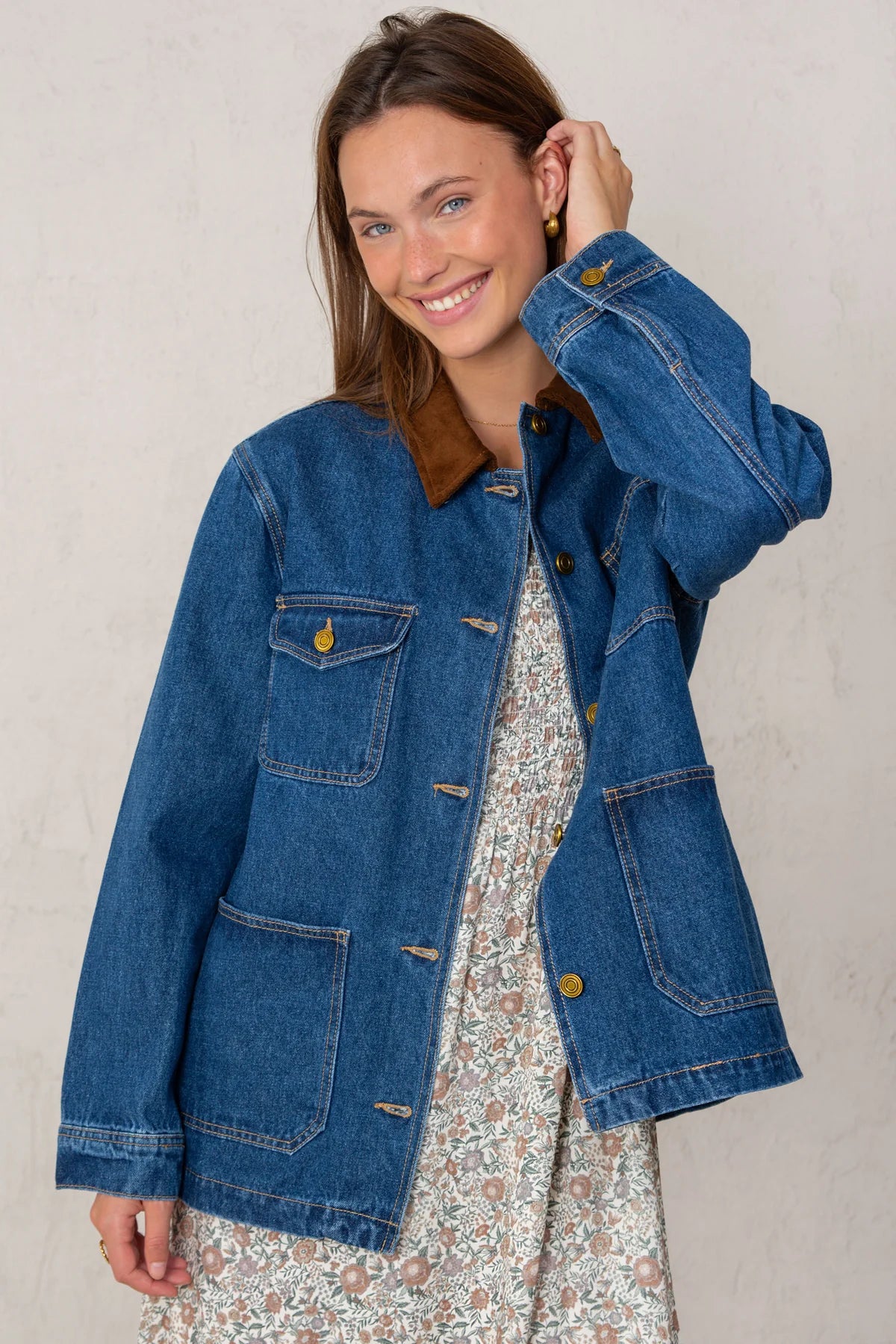 Paula Dark Denim Jacket