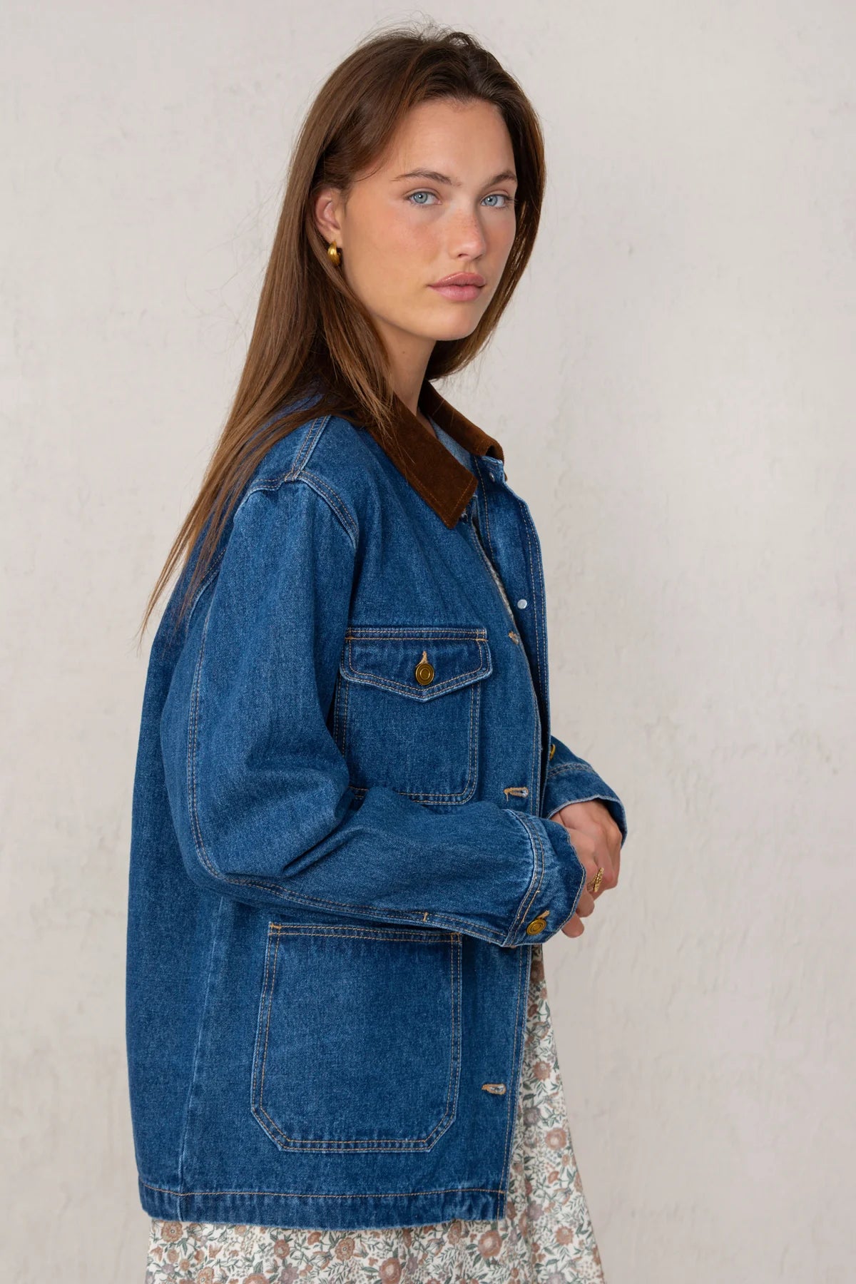 Paula Dark Denim Jacket
