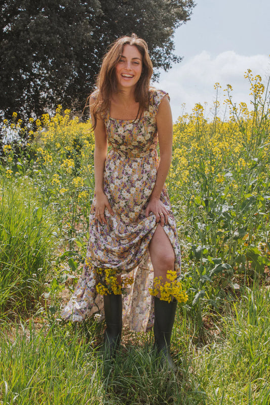Lucia Dress Flowers Monet