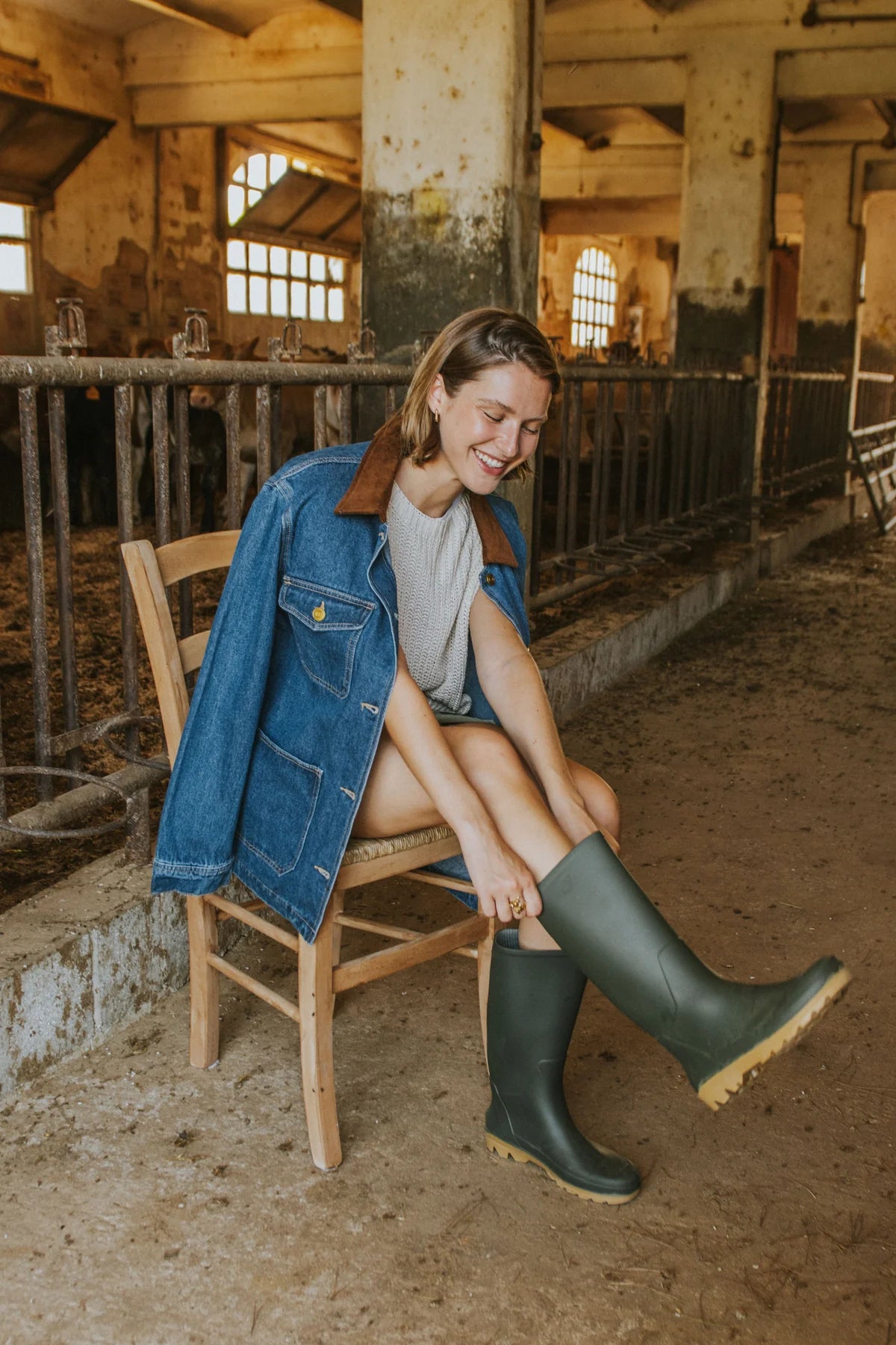 Paula Dark Denim Jacket