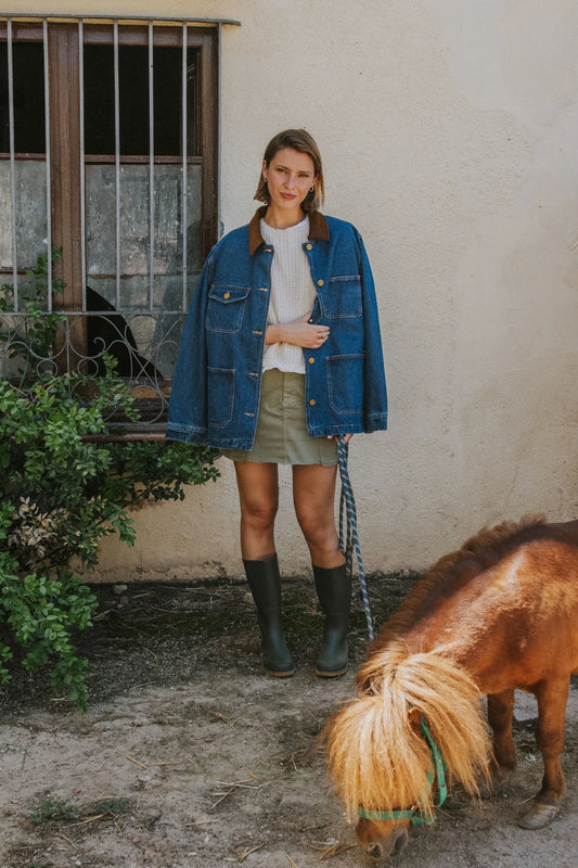 Paula Dark Denim Jacket