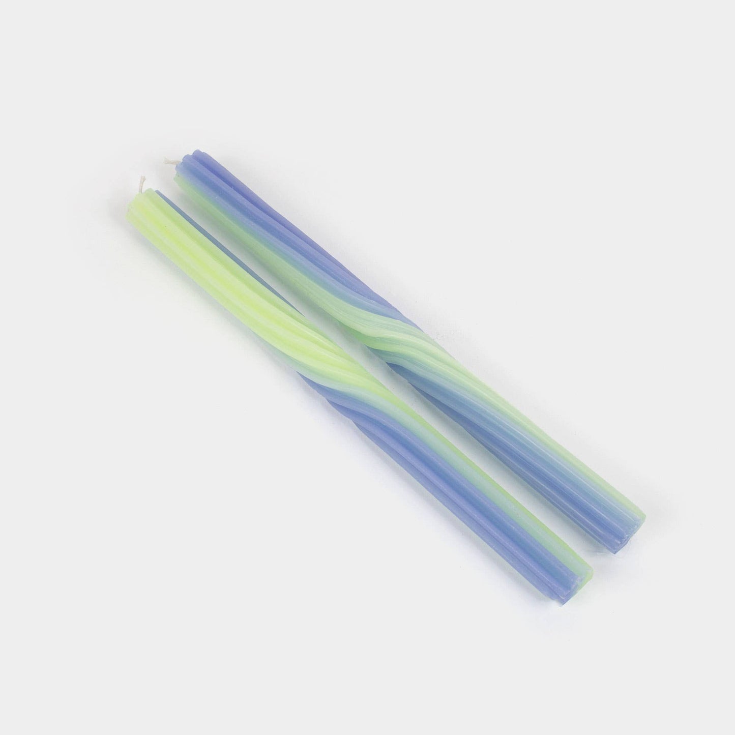 Pivot Textured Candles - Blue & Green