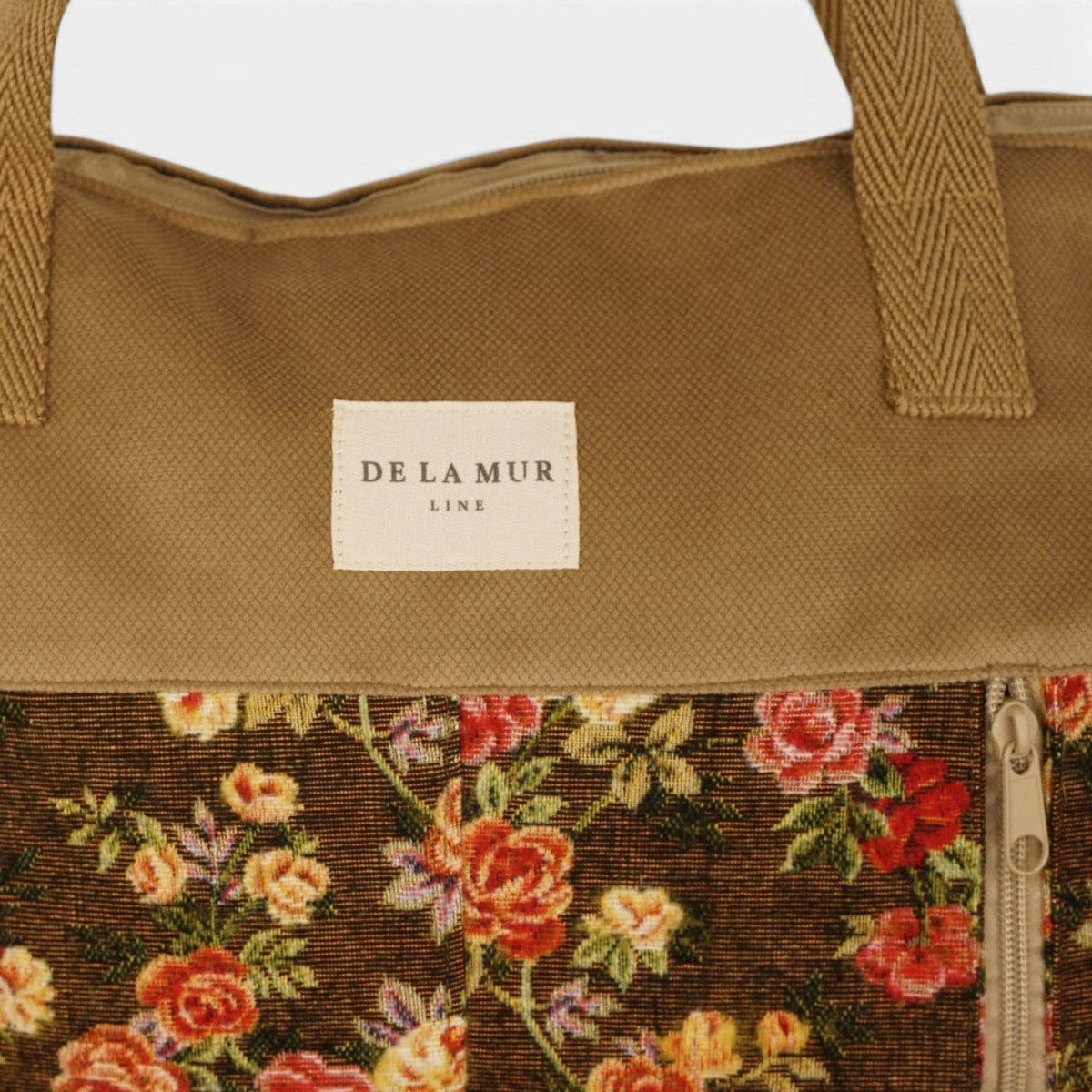 Floral Jacquard Large Handbag