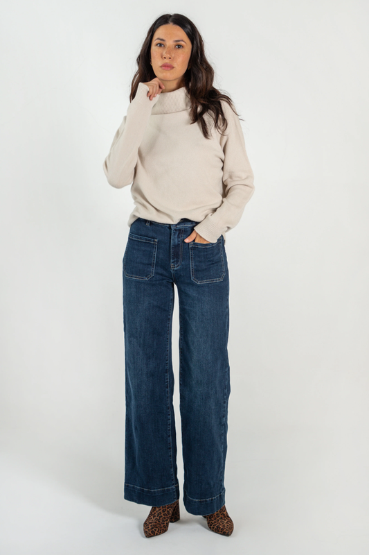 Claudia Jeans Dark Denim