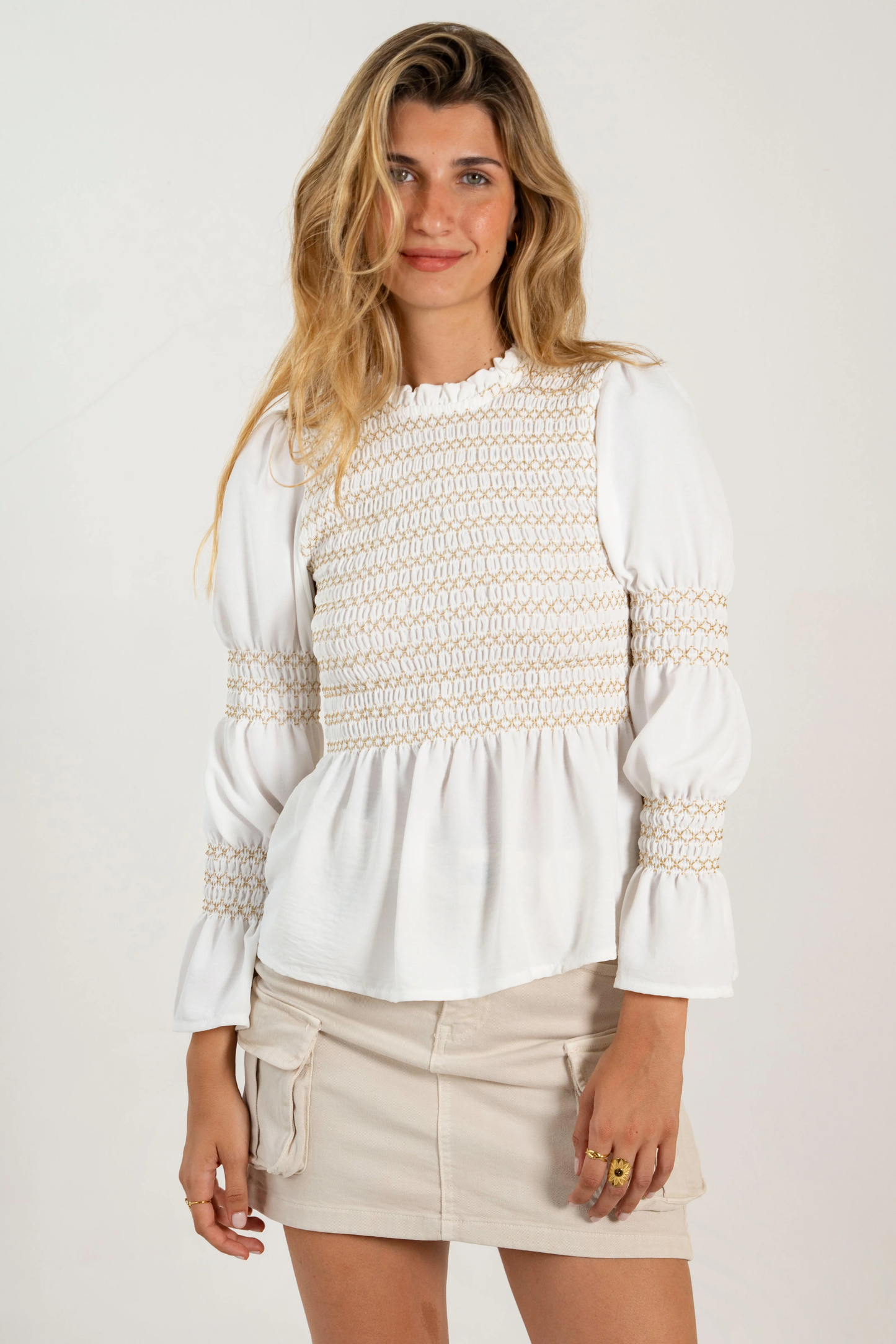Leonor Shirt White