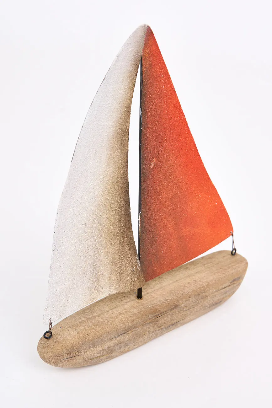 Wooden And Metal Sailboat