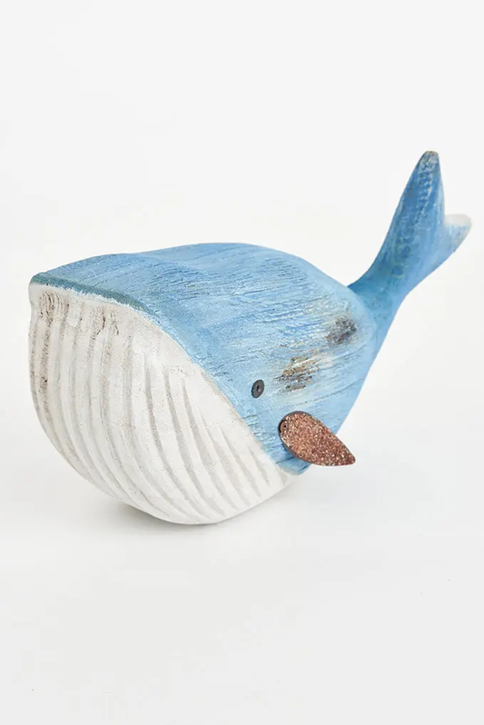 Happy Humpback Whale Carving