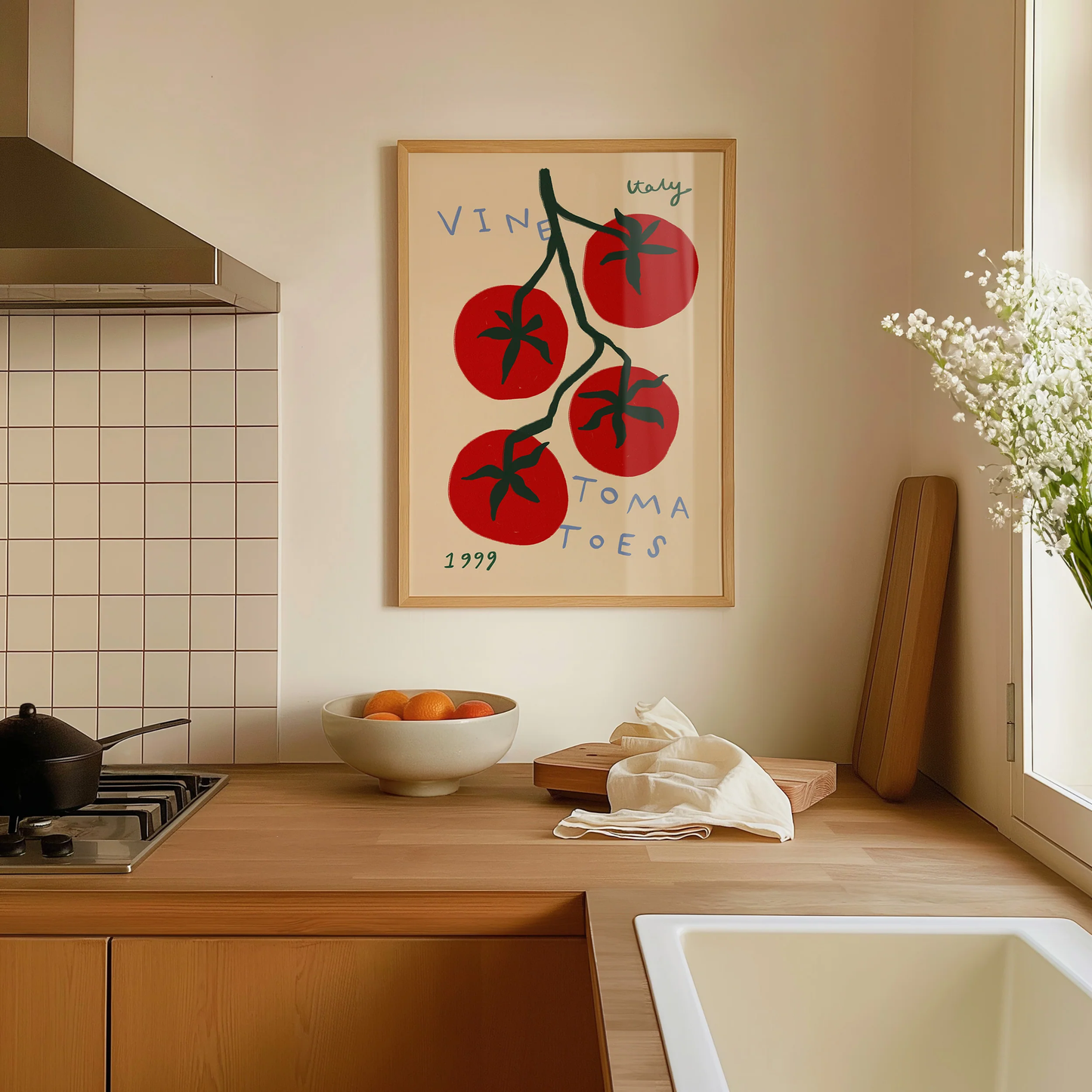 Italy Vine Tomatoes Print