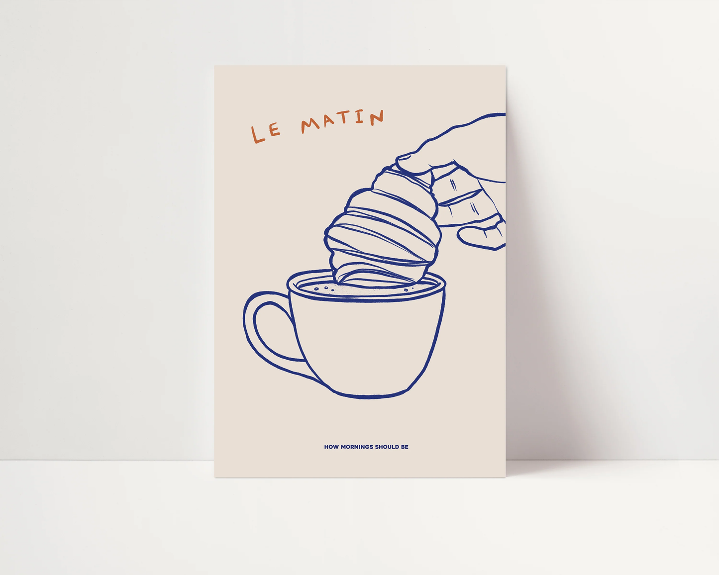 Le Matin Croissant Print
