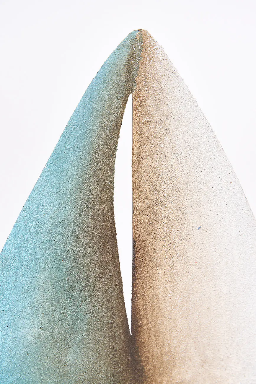 Blue Wooden Sailboat