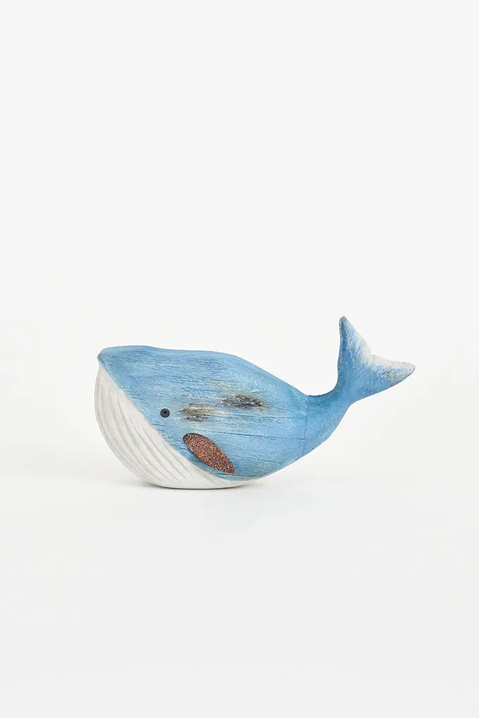Happy Humpback Whale Carving