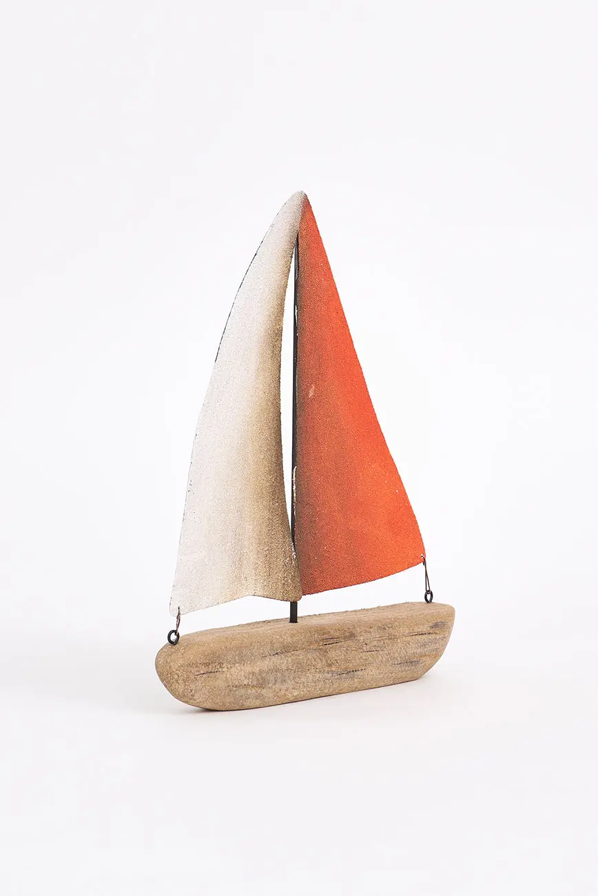 Wooden And Metal Sailboat