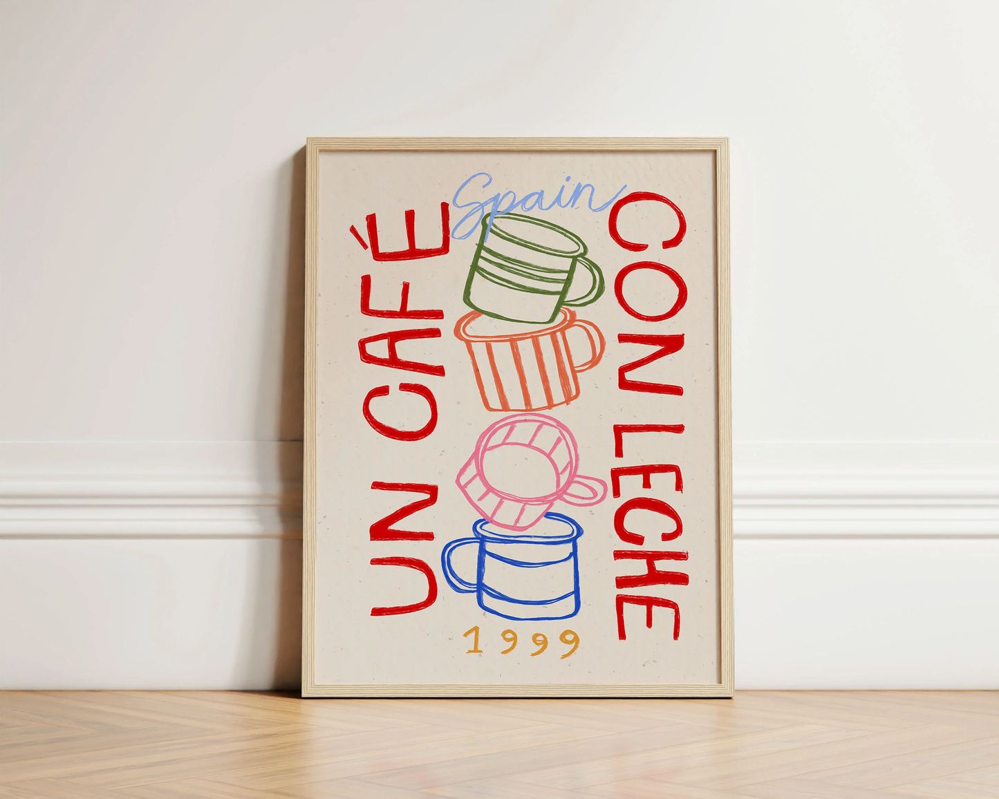 Un Cafe Con Leche Print