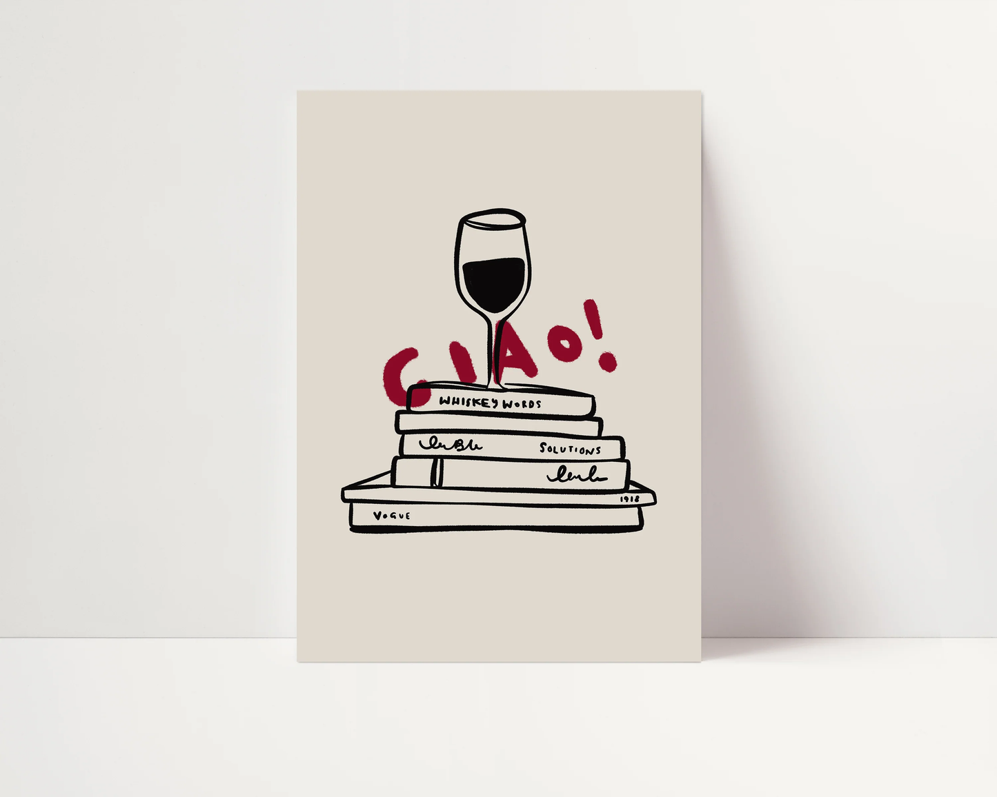 Ciao Wine Print