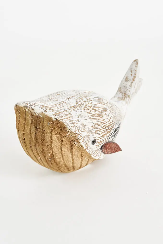 Happy Humpback Whale Carving
