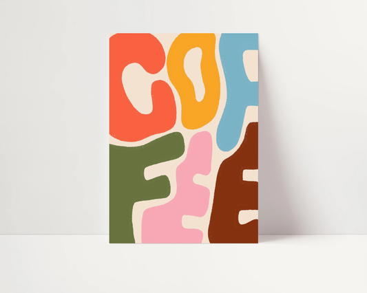 Coffee Typography Print