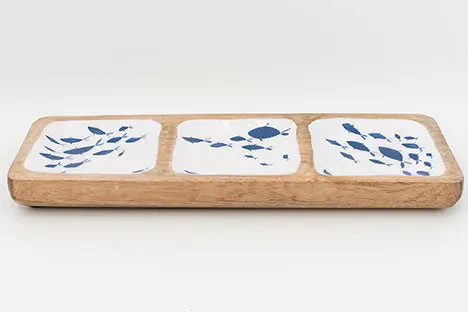 School of Fish 3 Section Tray