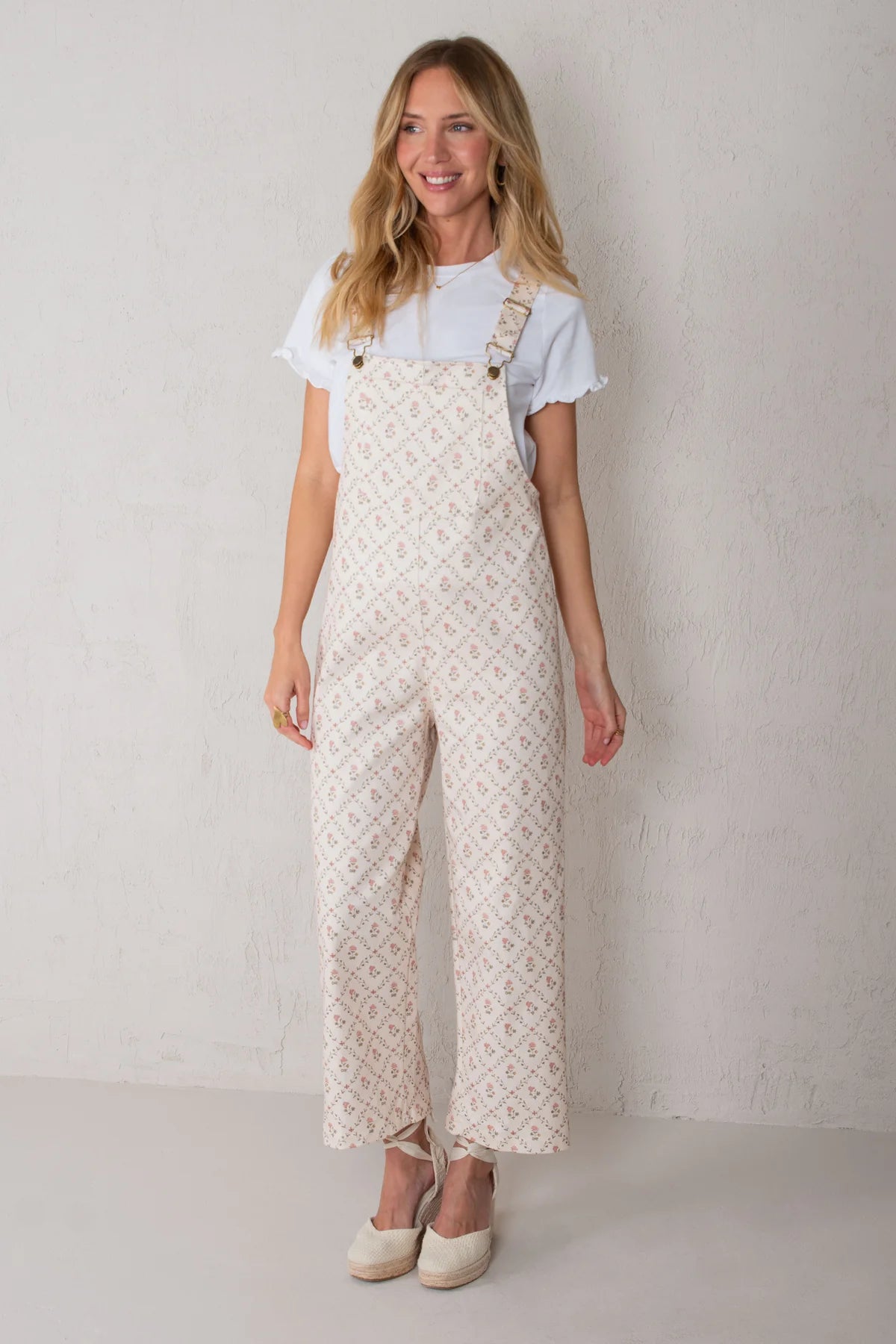 Carmela Jumpsuit Pink Flowers