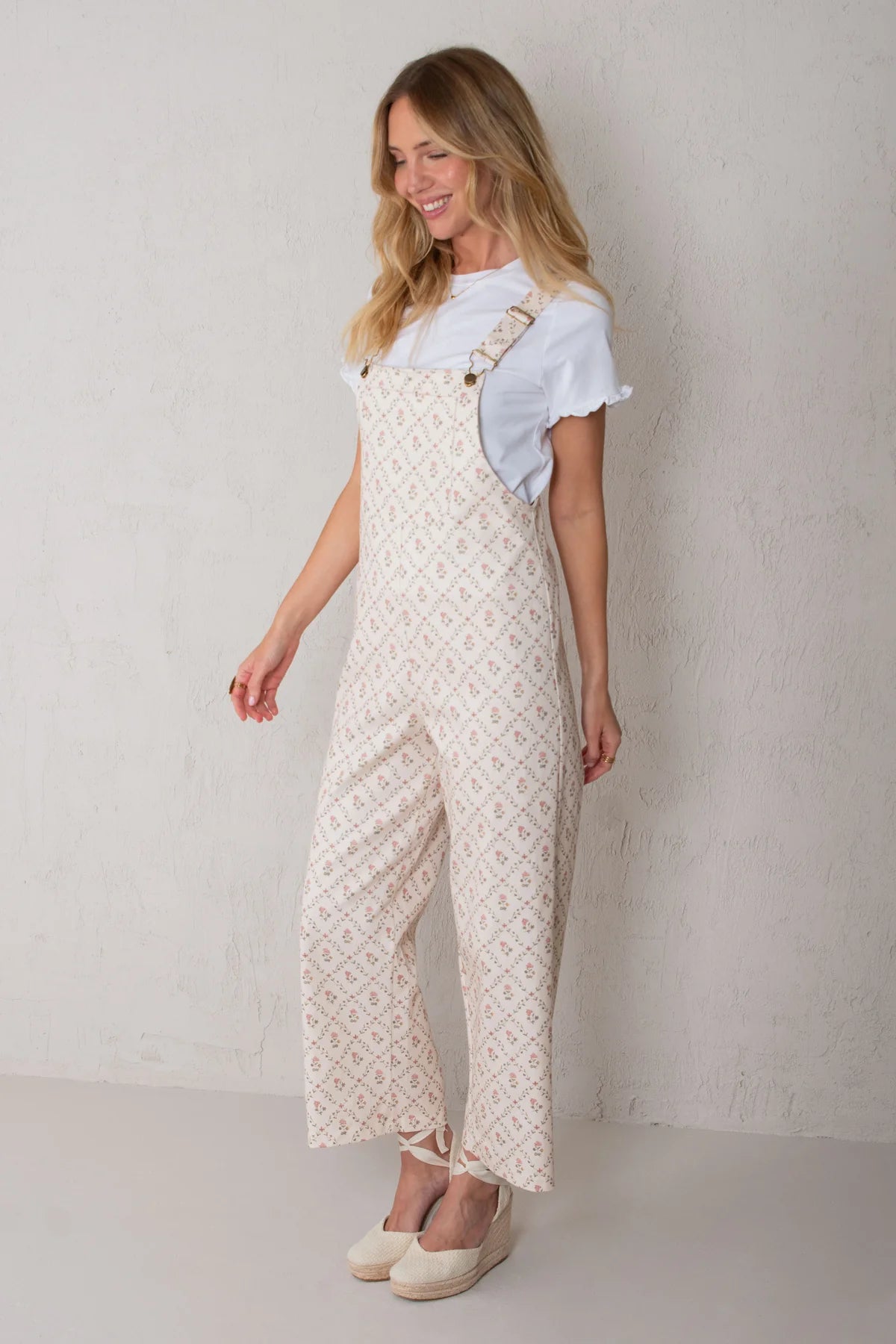 Carmela Jumpsuit Pink Flowers
