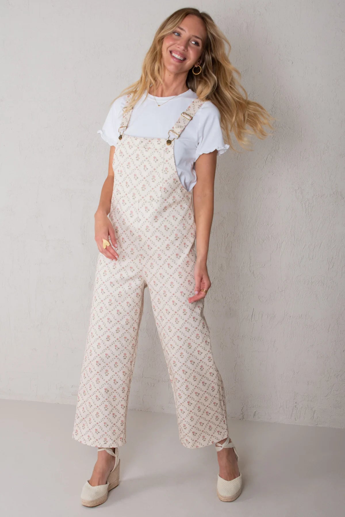 Carmela Jumpsuit Pink Flowers