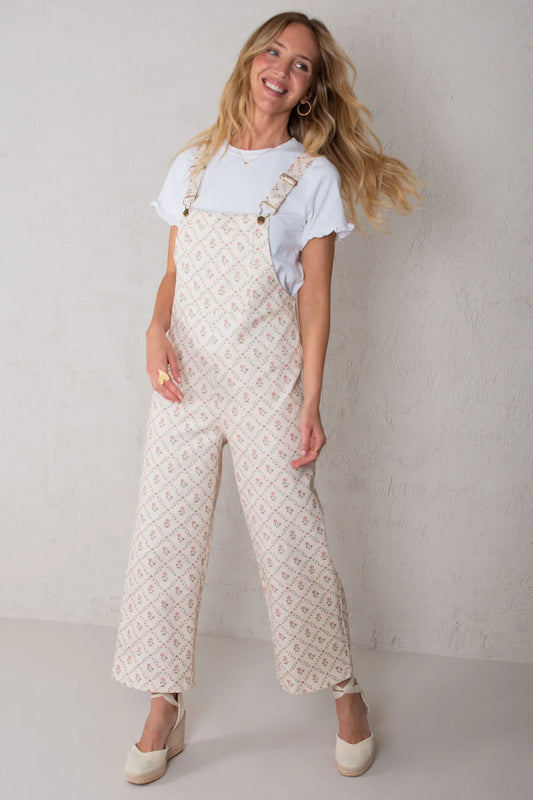 Carmela Jumpsuit Pink Flowers