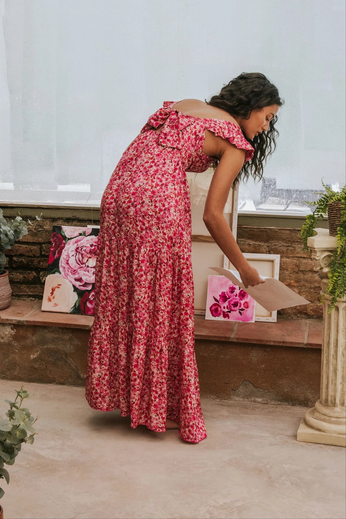 Lucia Dress Pink Poppy