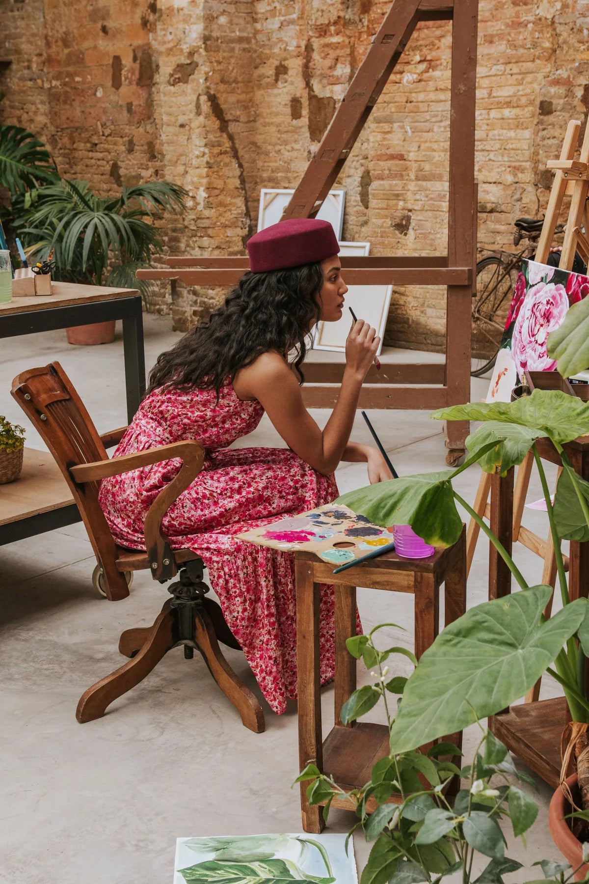 Dalia Dress Pink Poppy