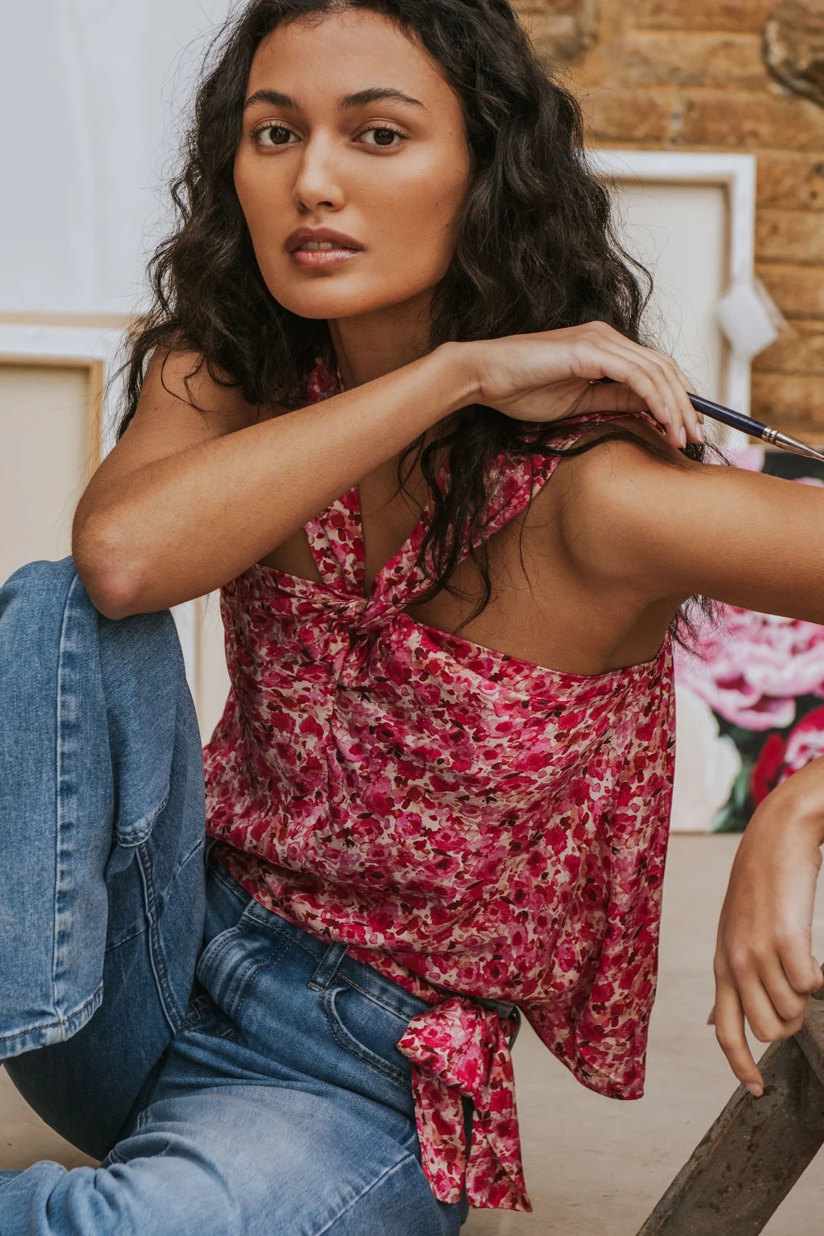 Noelia Tank Top Pink Poppy