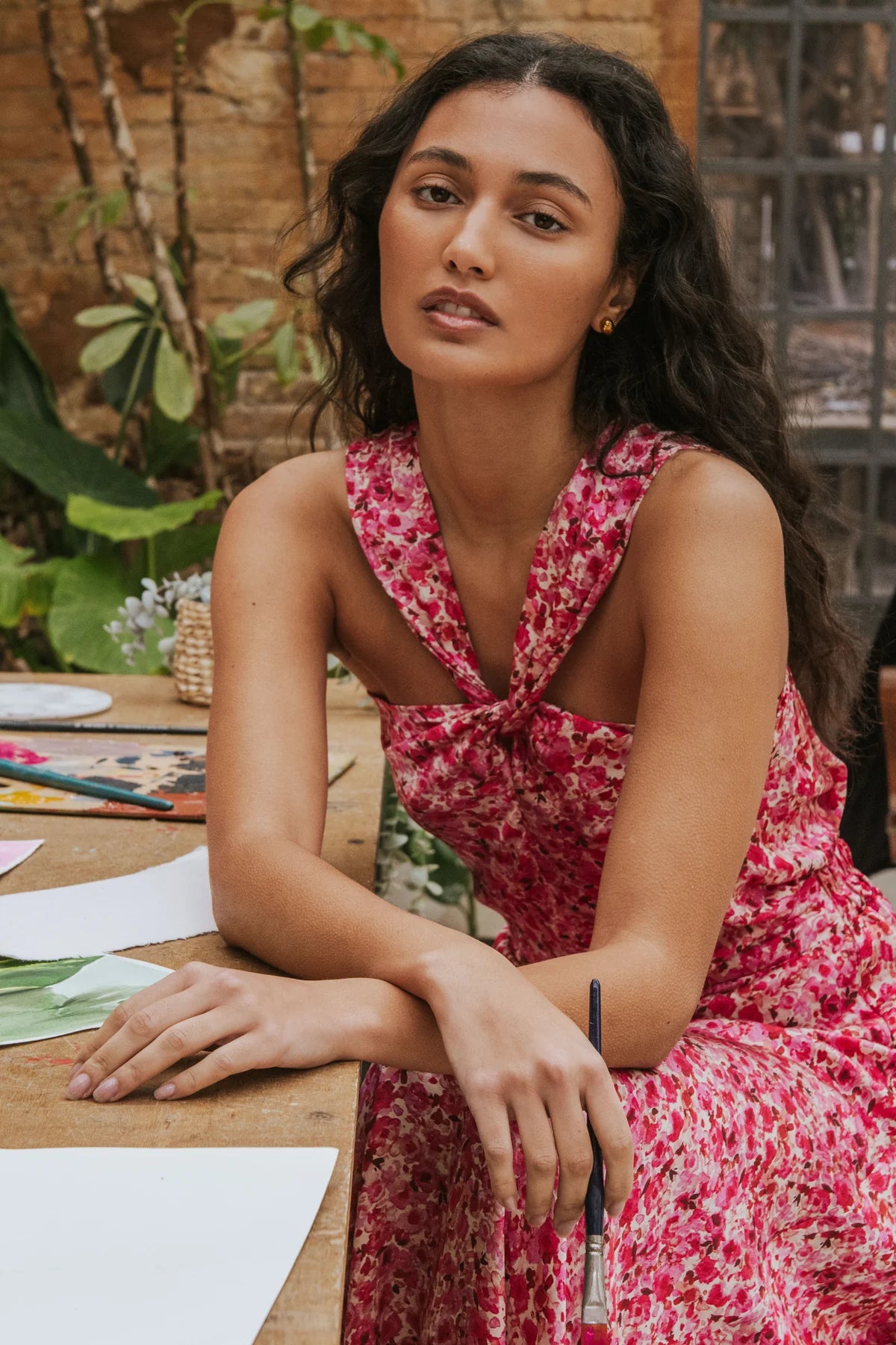 Noelia Tank Top Pink Poppy