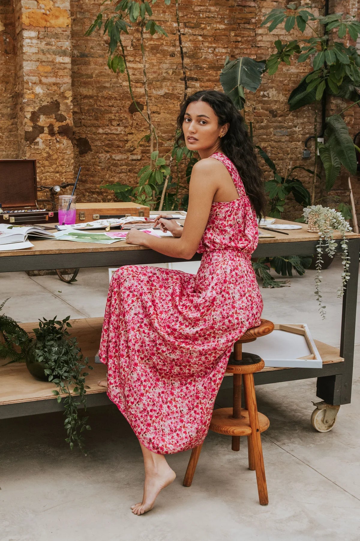 Carla Skirt Pink Poppy