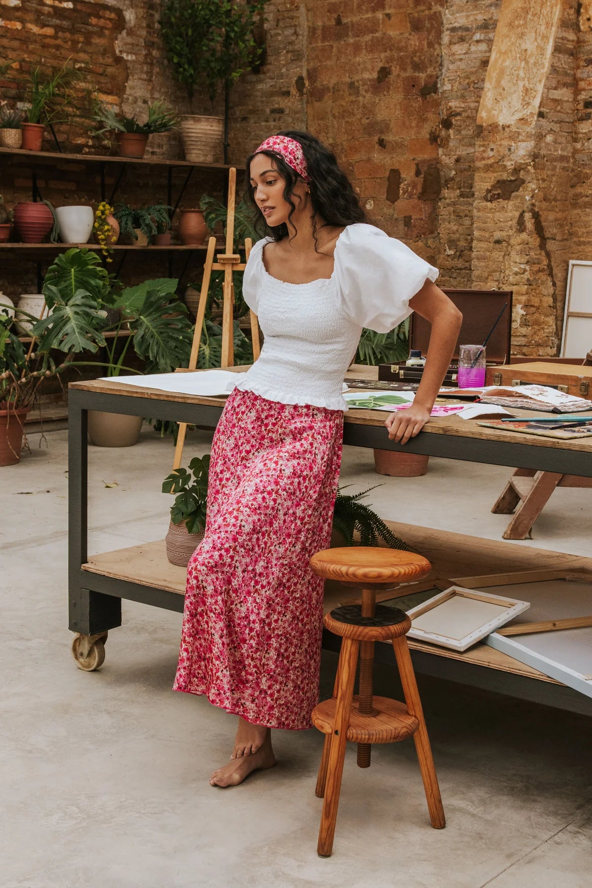 Carla Skirt Pink Poppy