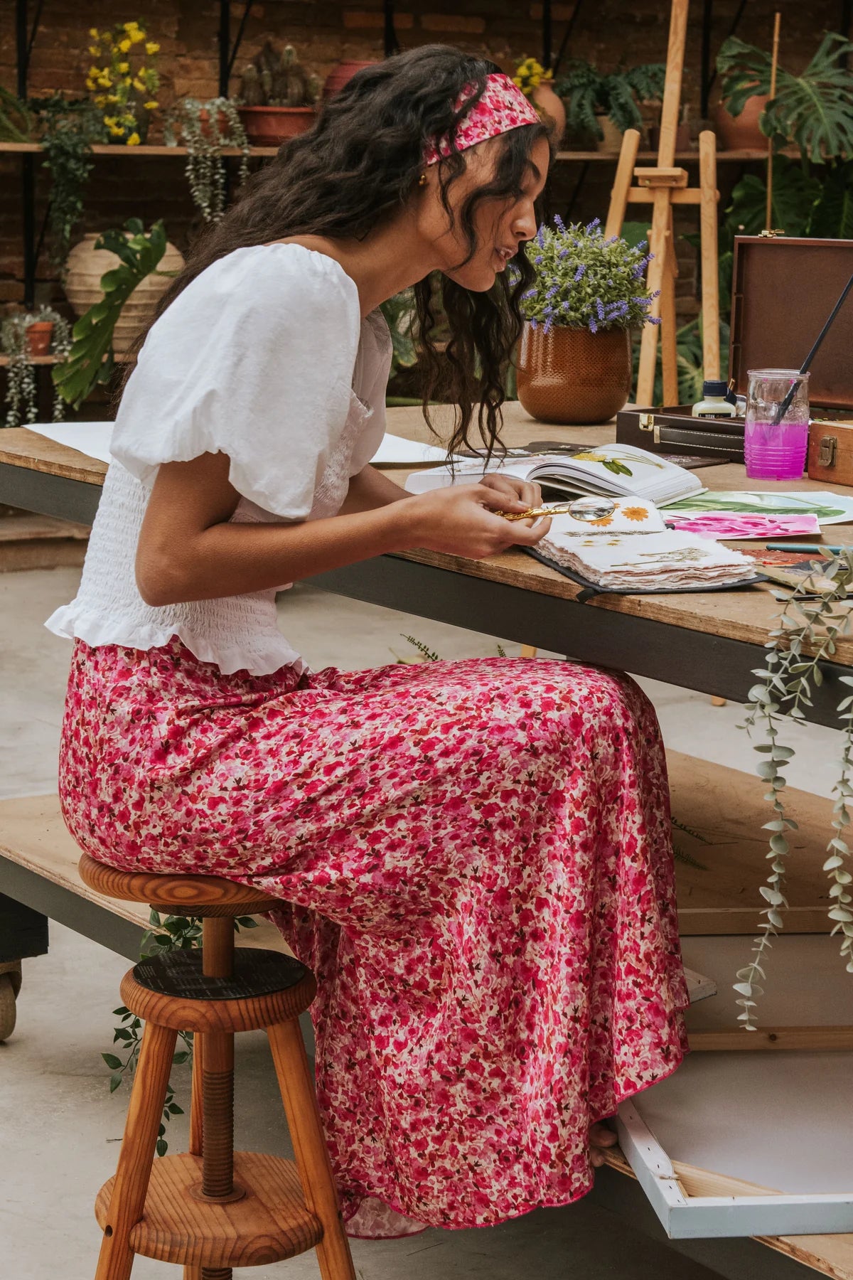 Carla Skirt Pink Poppy