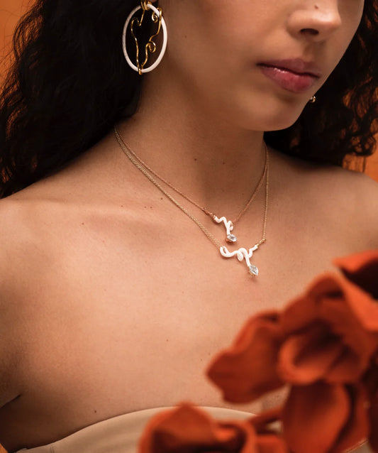 You're So Vine Necklace - White