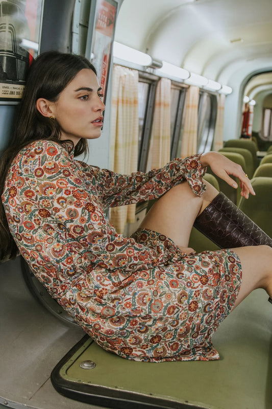 Bettina Dress - Garnet