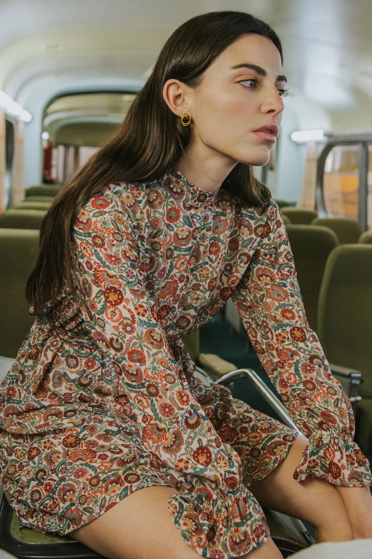 Bettina Dress - Garnet