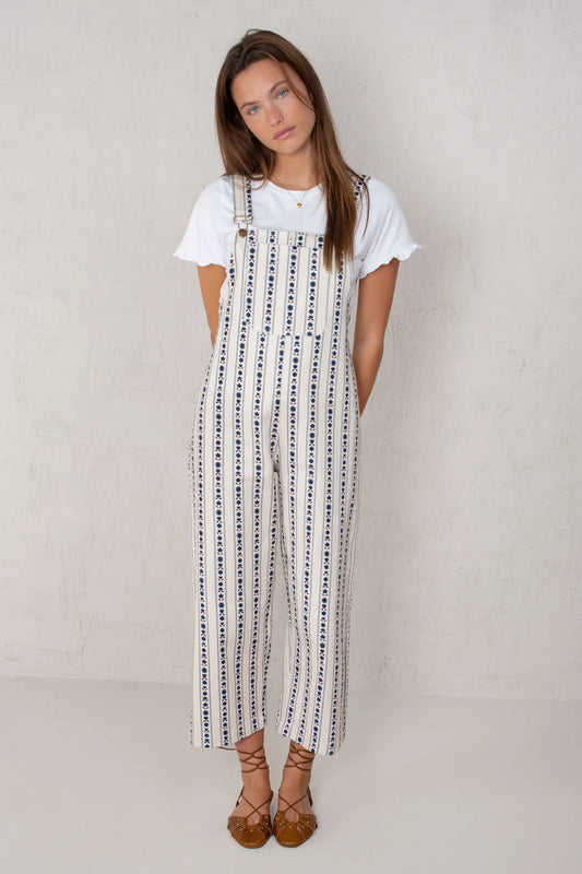 Carmela Jumpsuit Blue Flowers