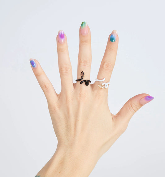 Baby Vine Ring White