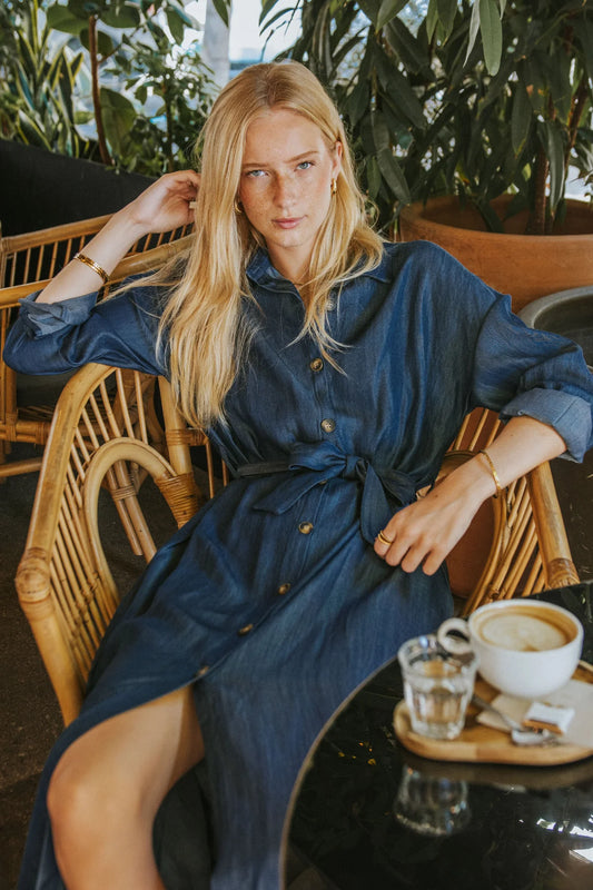 Carolina Dress Black Denim